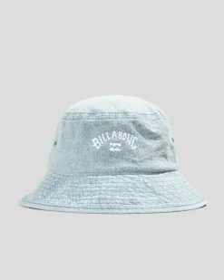 Billabong Peyote Washed Hat Washed Blue New
