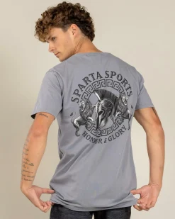 Sparta Phalanx T-Shirt Lt Grey Acid Clearance