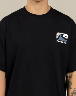 Rusty Phenom T-Shirt Black 2 Outlet