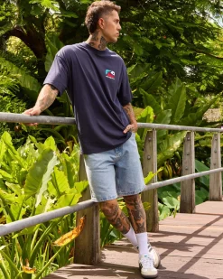Rusty Phenom T-Shirt Navy Blue Best