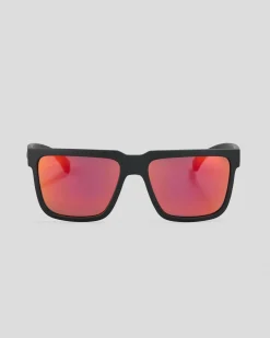Carve Phenomenon Polarised Sunglasses Matt Black/ Red Best
