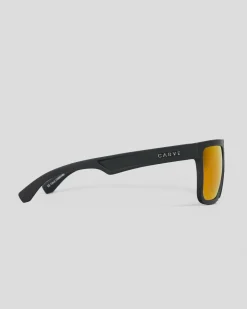 Carve Phenomenon Polarised Sunglasses Matt Black/ Red Best