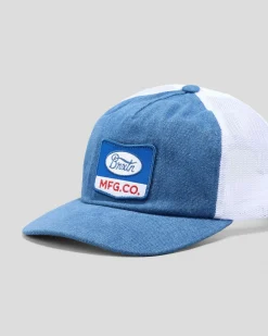 Brixton Phillips Trucker Cap Denim/white Sale