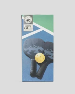 Get It Now Pickle Ball Set Black Discount