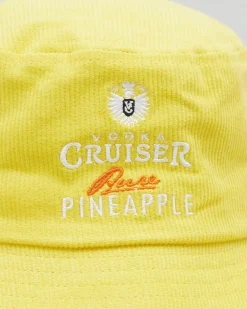 Vodka Cruiser Cord Bucket Hat Pineapple