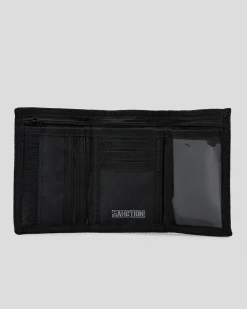 Sanction Pipeline Trifold Wallet Blue Tie Dye