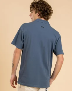 Quiksilver Pique Polo Shirt China Blue Outlet