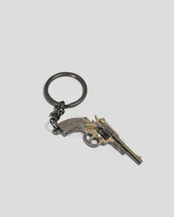 Miscellaneous Pistol Gun Keyring Silver Online