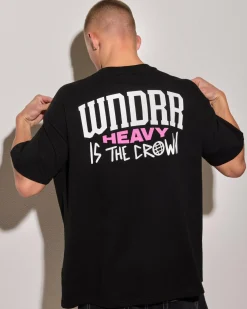 Wndrr Pledge Box Fit T-Shirt Black New