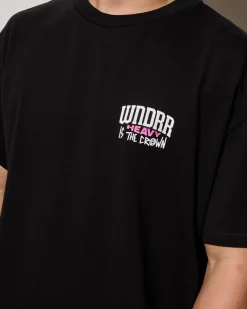 Wndrr Pledge Box Fit T-Shirt Black New