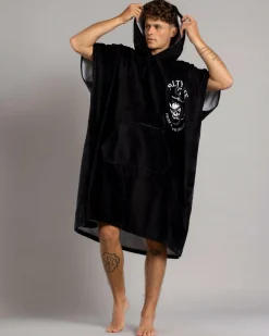 Salty Life Plunder & Thunder Hooded Towel Black Online