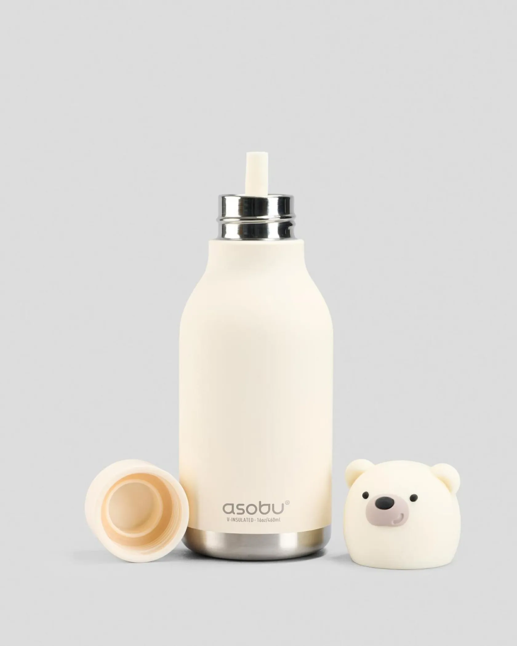 Asobu Polar Bear Bestie Bottle 460ml White