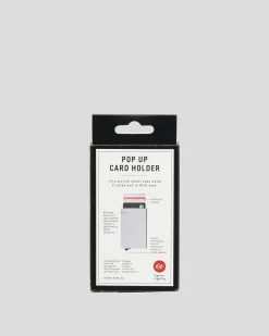 Get It Now Pop Up Card Holder Silver Discount