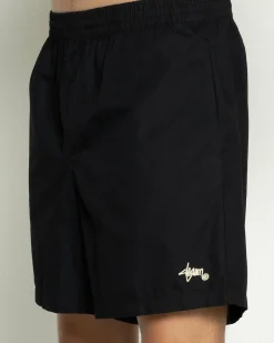 S-Double Poplin Coast Shorts Black Sale