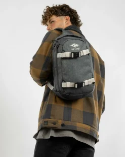 Rip Curl Posse Sling Classic Surf Sling Bag Grey Heather New