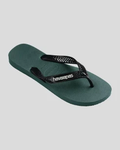 Havaianas Power Light Thongs Solid Pantanal Green New