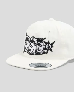 Volcom Product Of Japan Snapback Cap White Best