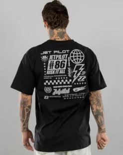 Jetpilot Progression T-Shirt Black