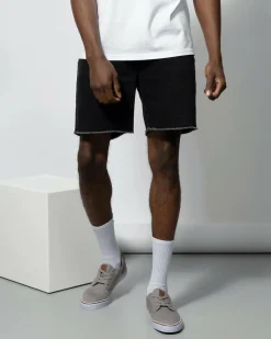 Lucid Project Denim Walk Shorts Black Discount