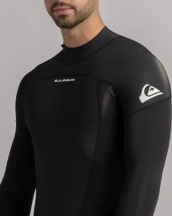 Quiksilver Prologue+ 3/2mm Back Zip Wetsuit Black Discount