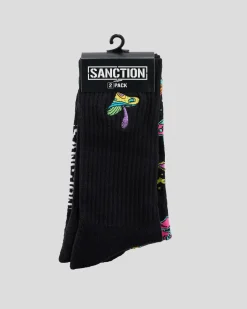Sanction Psyche Socks 2 Pack Multi Online