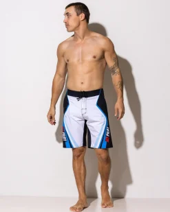 Jetpilot Pulse Streamliner 20" Board Shorts Black/blue Online