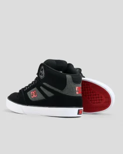 DC Shoes Pure High-Top WC Shoes Black/red/black