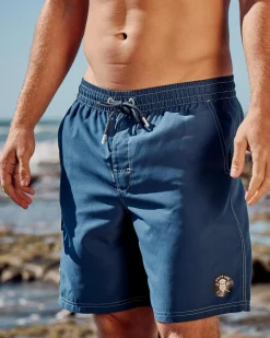Salty Life Quarter Board Shorts Navy Hot
