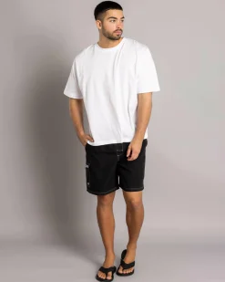 Salty Life Quarter Board Shorts Black Best