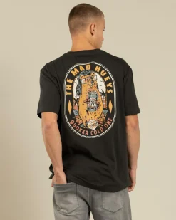 The Mad Hueys Quokka Coldie T-Shirt Vintage Black New