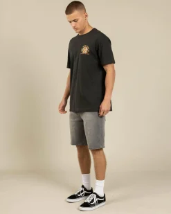 The Mad Hueys Quokka Coldie T-Shirt Vintage Black New