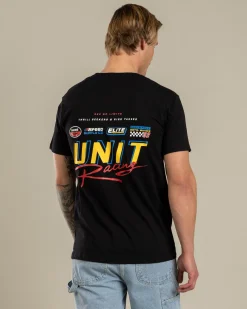 Unit Racing Team T-Shirt Black Hot
