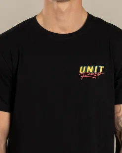 Unit Racing Team T-Shirt Black Hot