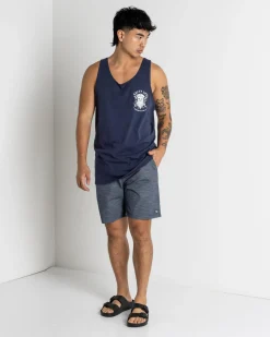 Salty Life Raider Singlet Navy New