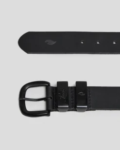 Lucid Rancher Leather Belt Black/matt Black Hot