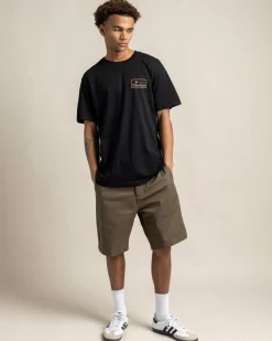 Billabong Range ADIV T-Shirt Black Clearance