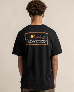 Billabong Range ADIV T-Shirt Black Clearance