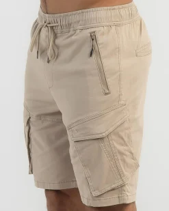 Lucid Ranked Walk Shorts Stone Clearance