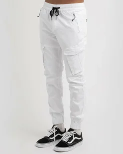 Lucid Ranking Jogger Pants White Hot