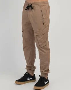 Lucid Ranking Jogger Pants Tan