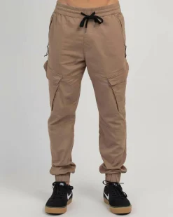 Lucid Ranking Jogger Pants Tan