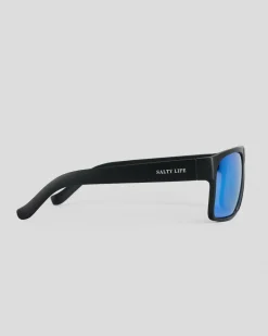 Salty Life Rapture Sunglasses Matte Black/blue Outlet