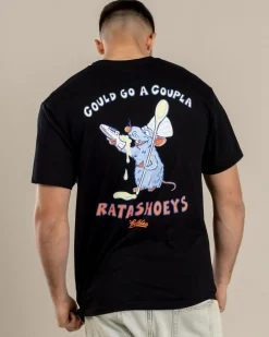 Frothies Rata-Shoey T-Shirt Black New