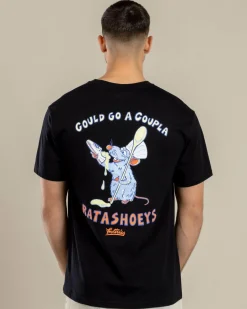 Frothies Rata-Shoey T-Shirt Black New