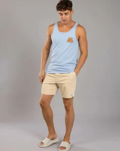 Rip Curl Raw Energy Bubble Tank Blue Wind Hot