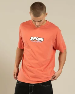 Rip Curl Raw Energy Bubble T-Shirt Rose Sky