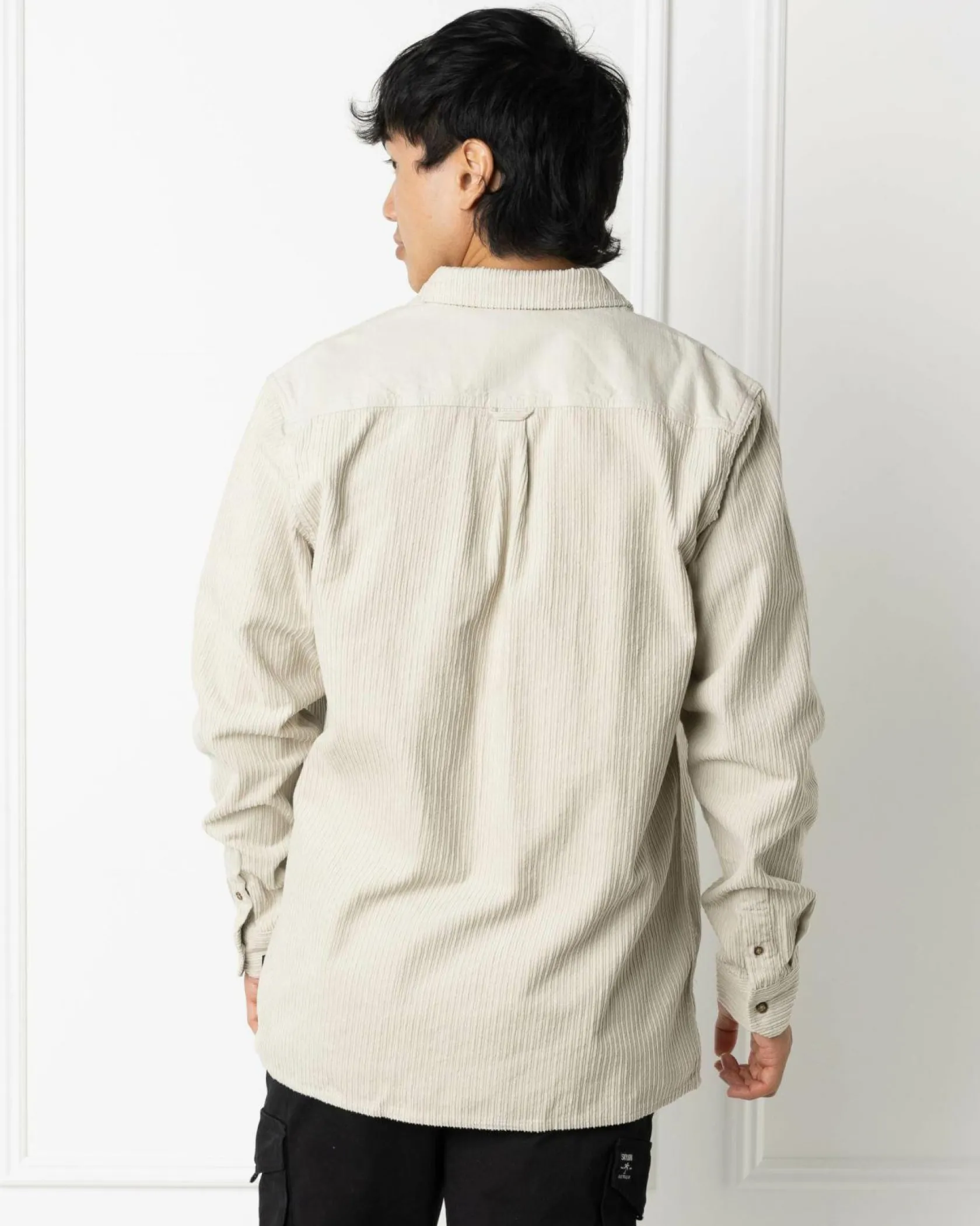 Rip Curl Raw Energy Cord Long Sleeve Shirt Bone Clearance