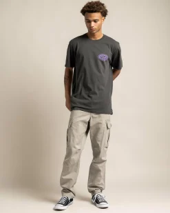 Rip Curl Raw Energy De Oval T-Shirt Washed Black Best