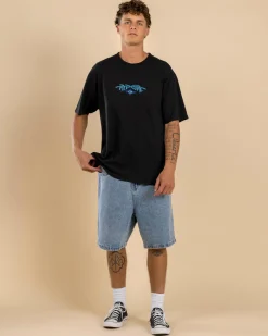 Rip Curl Raw Energy Gnarly T-Shirt Black Sale