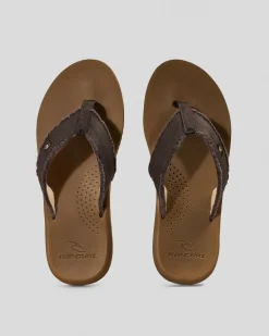 Rip Curl Reactor Open Toe Thongs Tan/brown Online